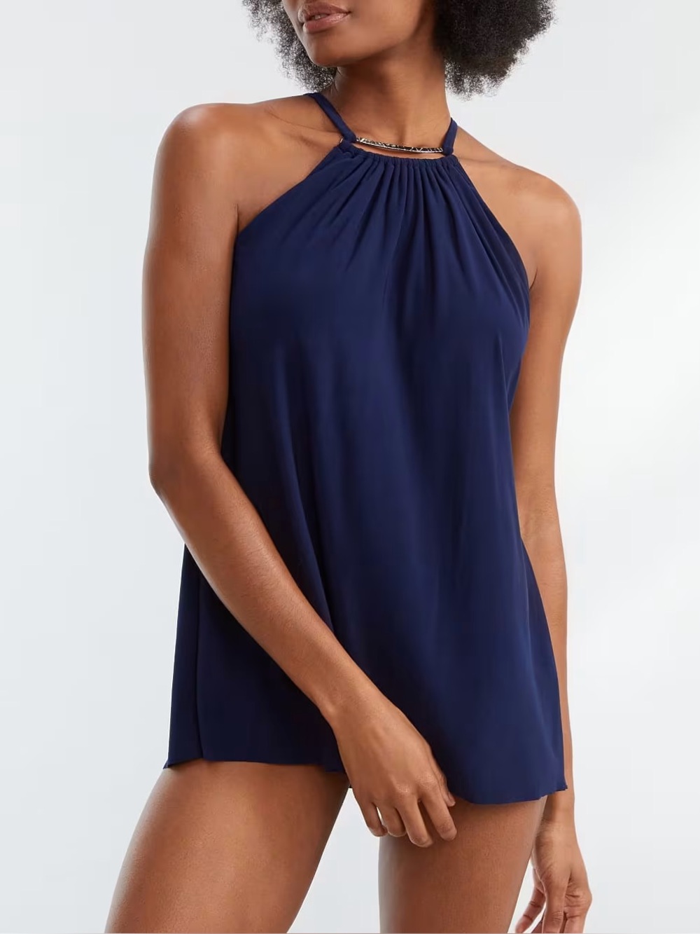Magicsuit | Solid Navy Blue Parker Convertible Underwire One Piece Swimsuit 14 - Picture 4 of 11